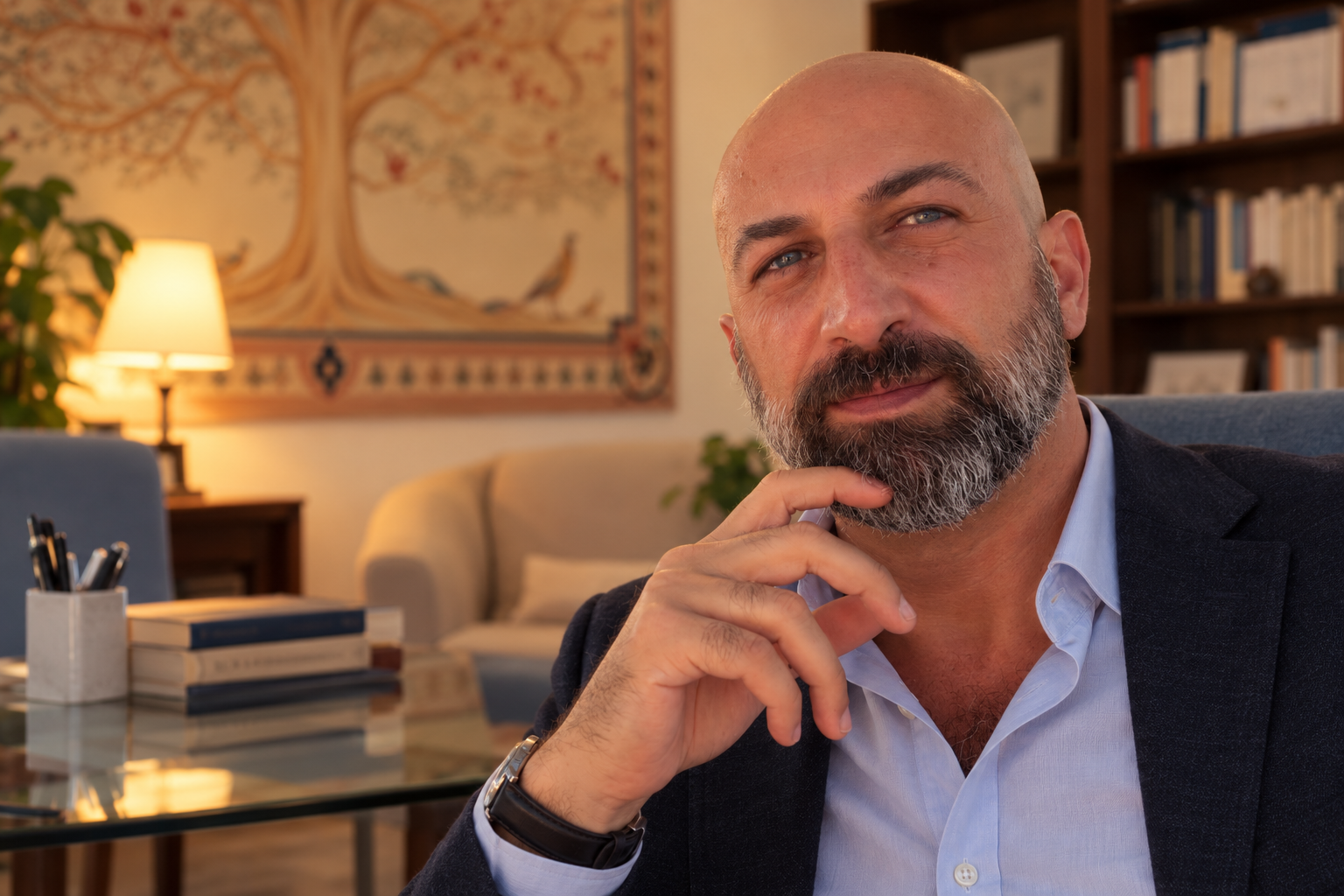 Ritratto professionale del Dott. Antonio Fiorentino, psicologo psicoterapeuta