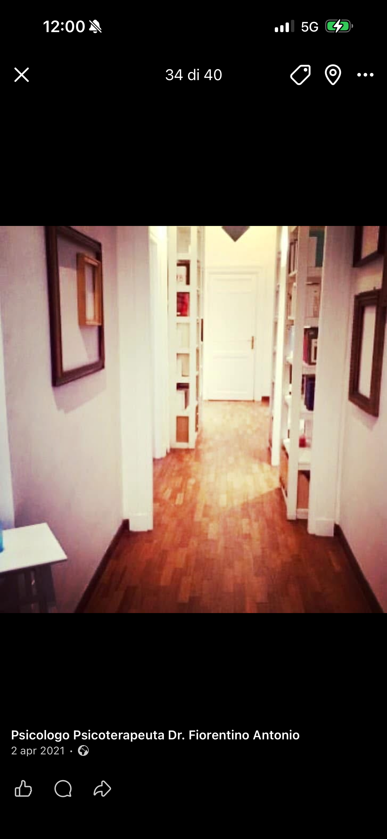 Ambiente accogliente dello studio di psicoterapia